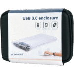 2.5" SATA HDD External Case (USB 3.0),  Transparent plastic, 9.5 mm, Gembird "EE2-U3S9-6" - Image 11