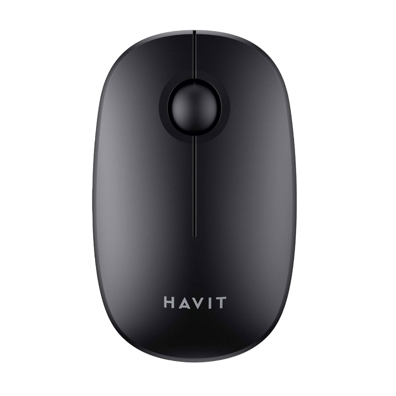 778511bc-f5e7-4cdf-bf4d-a8d571621624 Wireless Mouse Havit MS57GT, 1600dpi, 3 buttons, Ambidextrous, 1xAA, 50g, 2.4Ghz, Black - Image 1