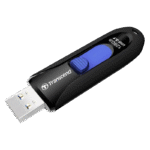 Memorie USB Transcend JetFlash 790, 128GB, Negru/Albastru - imagine 4