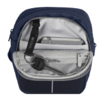 Geantă pe umăr Bobby Boxy Sling, Polietilen tereftalat reciclat, Bleumarin - Image 3