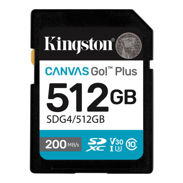 Card de Memorie Kingston Canvas Go! Plus, 512GB (SDG4/512GB)