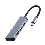 Adaptor Hub Gembird UHB-CM-CRU3P1U2P2-01, Argintiu