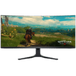 34" Monitor Gaming DELL AW3423DWF, QD OLED 3440x1440 WQHD, Negru
