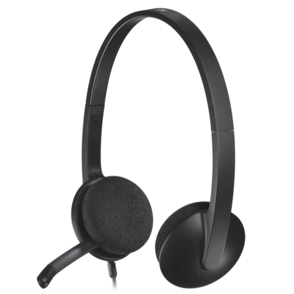 Căști Logitech H340, Negru