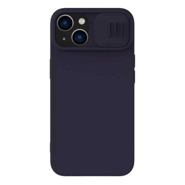 Husă Nillkin iPhone 14 Plus, CamShield Silky Silicone, Dark Purple