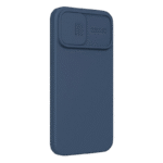 Husă Nillkin iPhone 13 Pro Max, CamShield Silky Silicone, Albastru Marin - Image 2