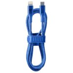 Cablu încărcare și sincronizare Cellularline Satellite MFI, USB Type-C/Lightning, 1m, Albastru - Image 6