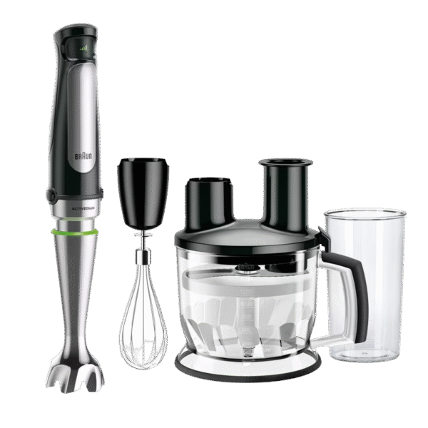 Blender de mână Braun MQ 7075 X BK, Negru | Argintiu