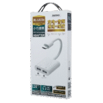 Audio Adaptor Remax RL-LA11a, USB Type-C/USB Type-C, 0,12m, Alb - Image 2