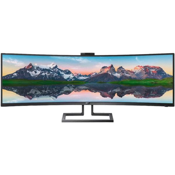 48,8" Monitor Philips 499P9H, VA 5120x1440 Dual QHD, Negru
