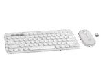 Set Tastatură + Mouse Logitech Pebble 2 Combo, Fără fir, Alb - Image 3