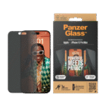 Sticlă de protecție PanzerGlass iPhone 15 Pro Max UWF Privacy wA, Transparent - Image 2