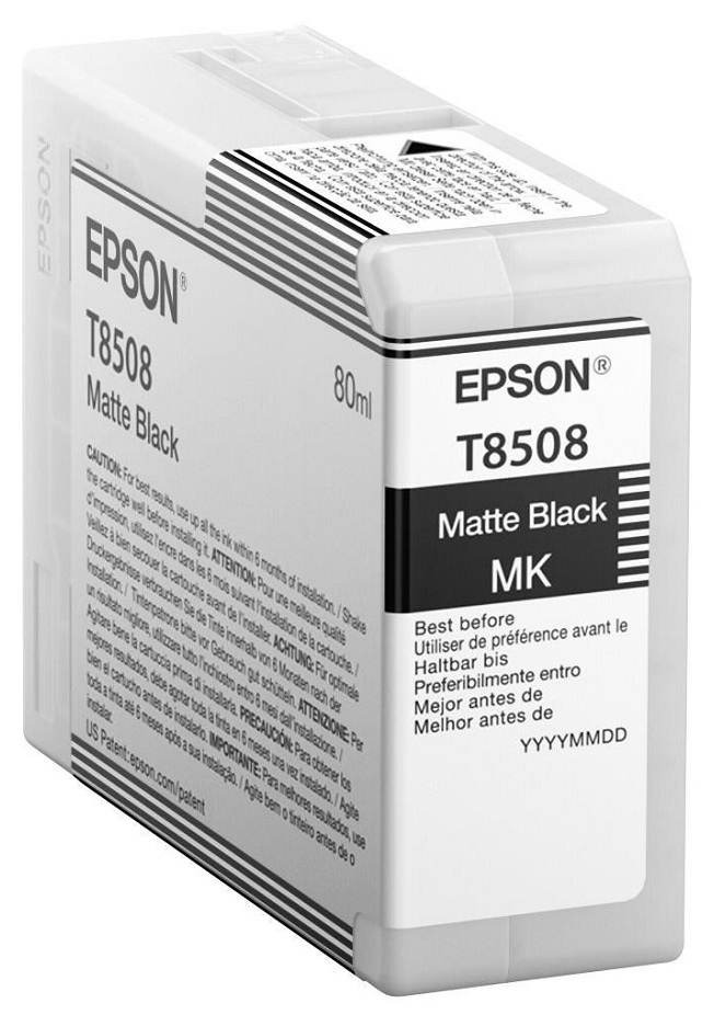 8846e483-30ed-47c6-ba7d-9f8882e2b30a Cartuș de cerneală Epson T850 UltraChrome HD, 80ml, Negru mat - Image 1