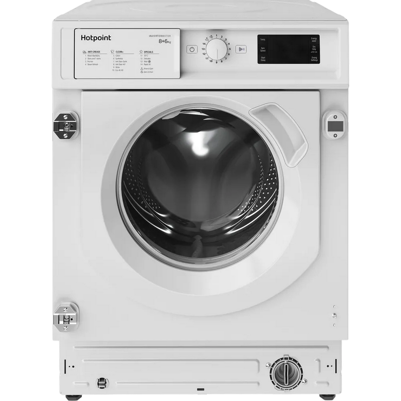 892e87b1-eaad-4d76-b5d9-02492eb18720 Mașină de spălat cu uscător Hotpoint-Ariston BI WDHG 861485 EU, 8kg, Alb - Image 1