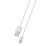Cablu încărcare și sincronizare Cellularline MFI, USB Type-A/Lightning, 1m, Alb - imagine 2