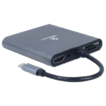 Adaptor Video Cablexpert A-CM-COMBO6-01, USB Type-C - VGA, HDMI, USB Type-C, USB Type-A, SD card-reader, Gri