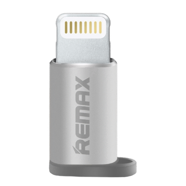 Adaptor USB Remax RA-USB2, Micro-USB/Lightning, Argintiu