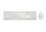 Set Tastatură + Mouse DELL KM5221W, Fără fir, Alb
