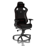 Scaun Gaming Noblechairs Epic, PU Piele, Negru/Rosu - Image 7