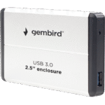 Carcasă externă Gembird EE2-U3S-2-S, Argintiu (EE2-U3S-2-S)