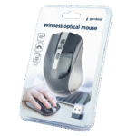 Mouse Wireless Gembird MUSW-4B-04-GB, Gri/Negru - imagine 4