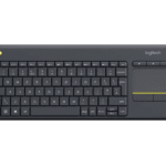 Tastatură Logitech K400 Plus, Fără fir, Negru