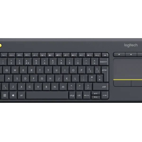Tastatură Logitech K400 Plus, Fără fir, Negru