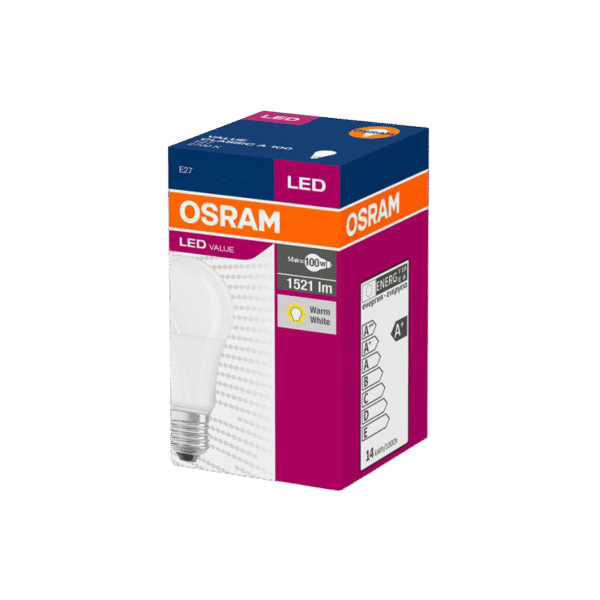 Bec cu LED Osram VALUECLA100 13W/827, E27, Alb