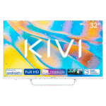 32" LED SMART TV KIVI 32F760QW, 1920x1080 FHD, Android TV, Alb