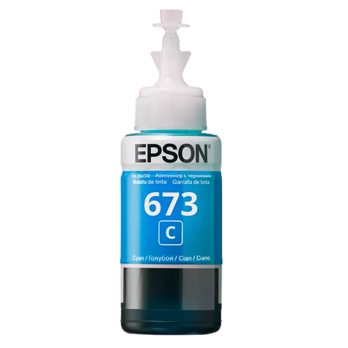 92a0393f-1353-4bb5-8e97-35d28f98f4dc Recipient de cerneală Epson T673, 70ml, Cyan - Image 1