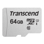 Card de Memorie Transcend MicroSDXC Class 10, 64GB (TS64GUSD300S)