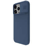 Husă Nillkin iPhone 15 Pro Max, CamShield Silky Silicone, Albastru Marin - Image 6