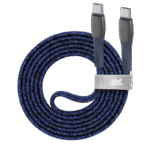 Cablu de încărcare și date Rivacase PS6105, USB Type-C/USB Type-C, 1,2m, Albastru