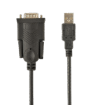 Converter Gembird UAS-DB9M-02, Negru