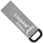 256GB USB3.2 Flash Drive Kingston DataTraveler Kyson, Silver, Metal Case, Key Ring (DTKN/256GB) - Image 10