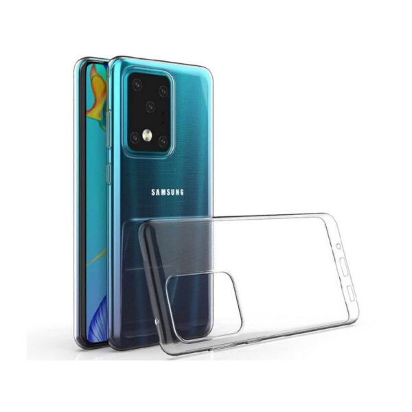 Cellular Sam. (Gal. S20 +), Rubber Case Fine, Transparent