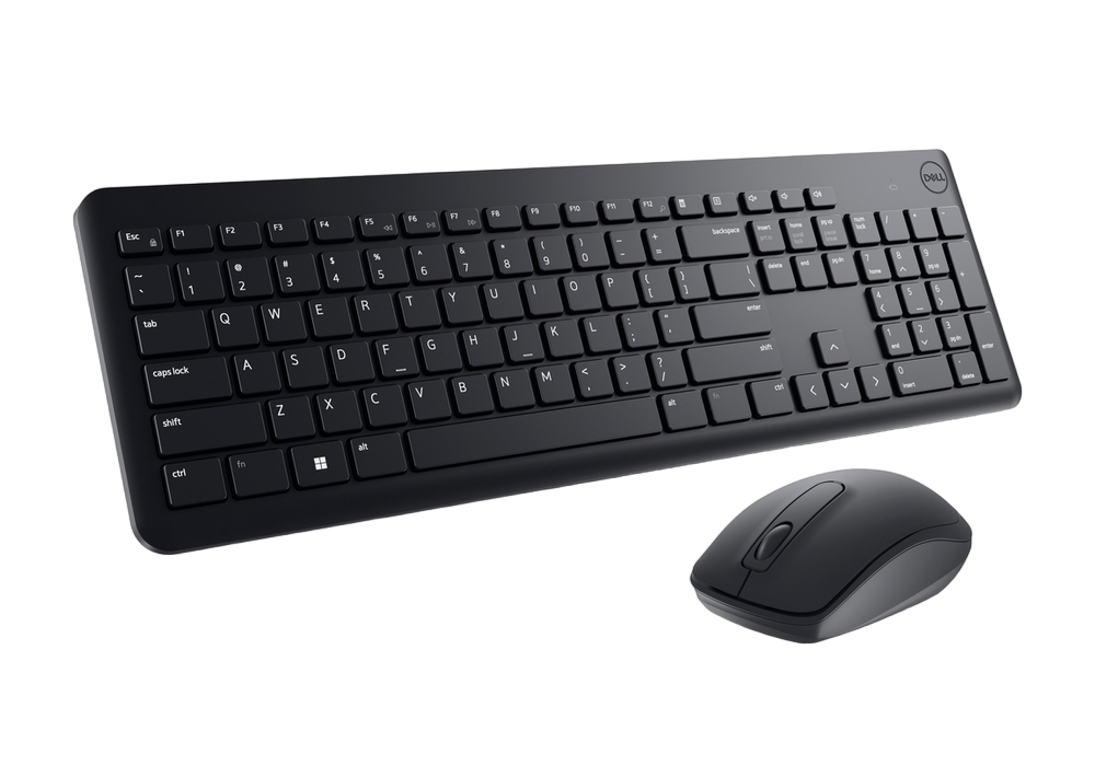 96a00912-a745-48ff-9eda-d225de2d26c4 Set Tastatură + Mouse DELL KM3322, Fără fir, Negru - Image 1