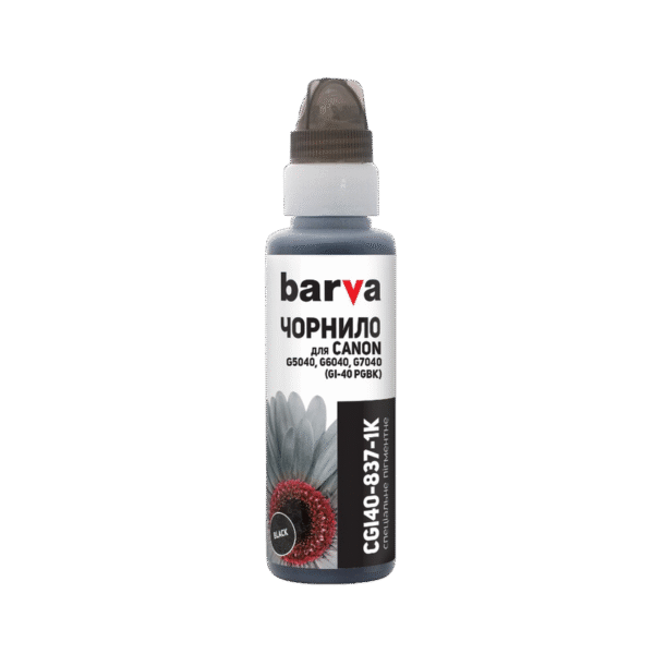 Recipient de cerneală Barva CGI40-837, 100ml, Negru