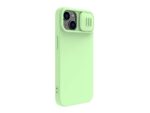 Husă Nillkin iPhone 14 Plus, CamShield Silky Silicone, Verde - Image 2