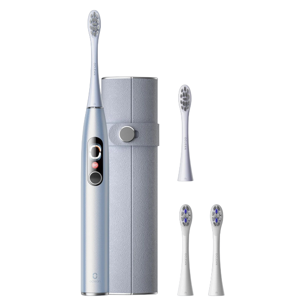 Periuța de dinți electrică sonică Oclean X pro Digital Set, Argintiu