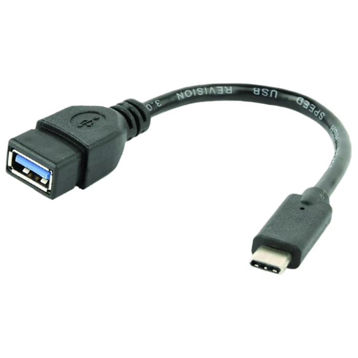97aead88-331f-40d7-8328-6b2486be3ea5 Adapter Type-C male / USB3.0 female 20cm, CM/AF, Cablexpert, A-OTG-CMAF3-01 - Image 1
