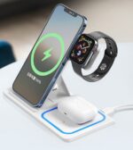 Încărcător wireless XO WX023, 15W, Alb - imagine 2