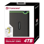 HDD portabil extern Transcend StoreJet 25M3C, 4 TB, Iron Gray (TS4TSJ25M3C) - Image 3