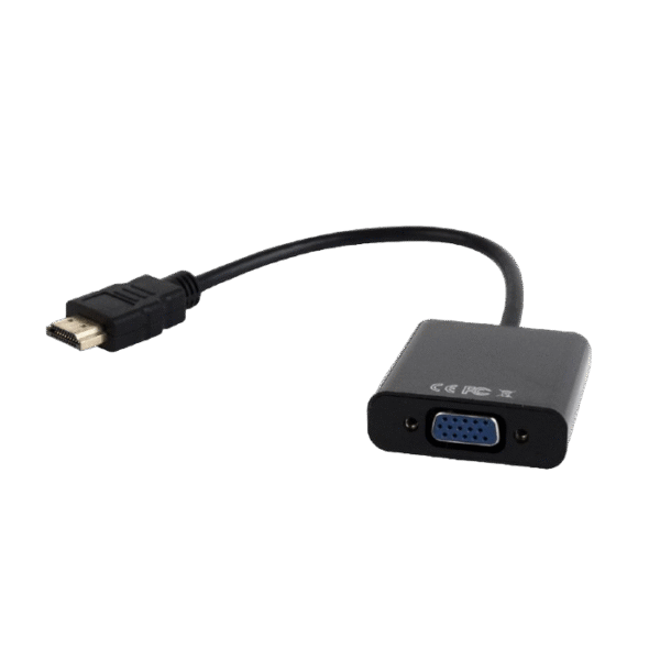 Convertor Video/Audio Cablexpert A-HDMI-VGA-03, HDMI (M) - VGA D-Sub, 0,15m, Negru