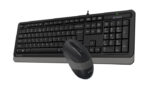 Set Tastatură + Mouse A4Tech F1010, Cu fir, Negru/Gri - Image 7