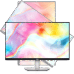 27" Monitor DELL S2722QC, IPS 3840x2160 4K UHD, Argintiu - Image 14