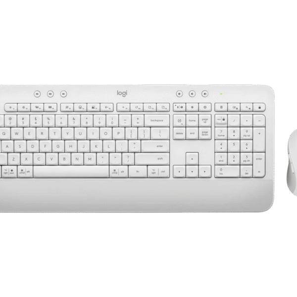 Set Tastatură + Mouse Logitech MK650, Fără fir, Alb