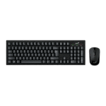 Set Tastatură + Mouse Genius KM-8101, Fără fir, Negru