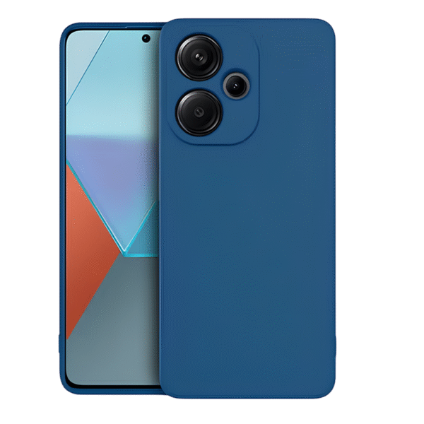 Husă Xcover Xiaomi Redmi 13 - Soft Touch (Microfiber), Albastru