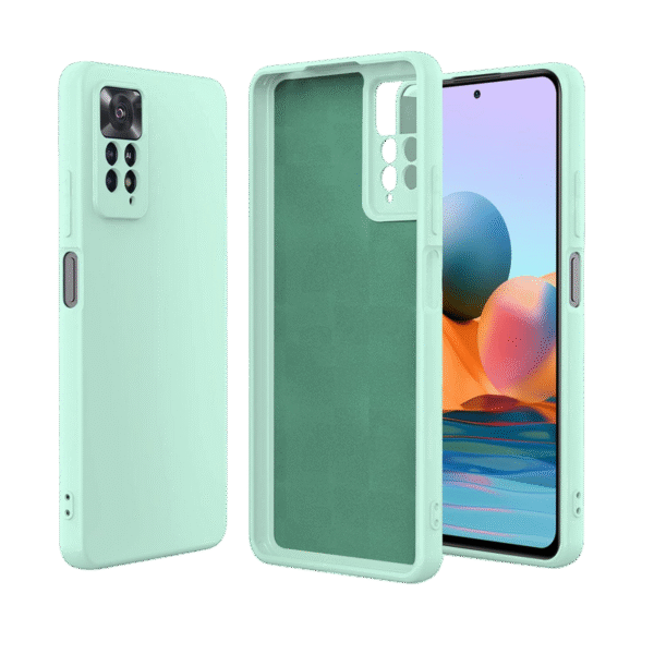 Xcover husa p/u Xiaomi Redmi Note 11, Soft Touch (Microfiber), Light Green